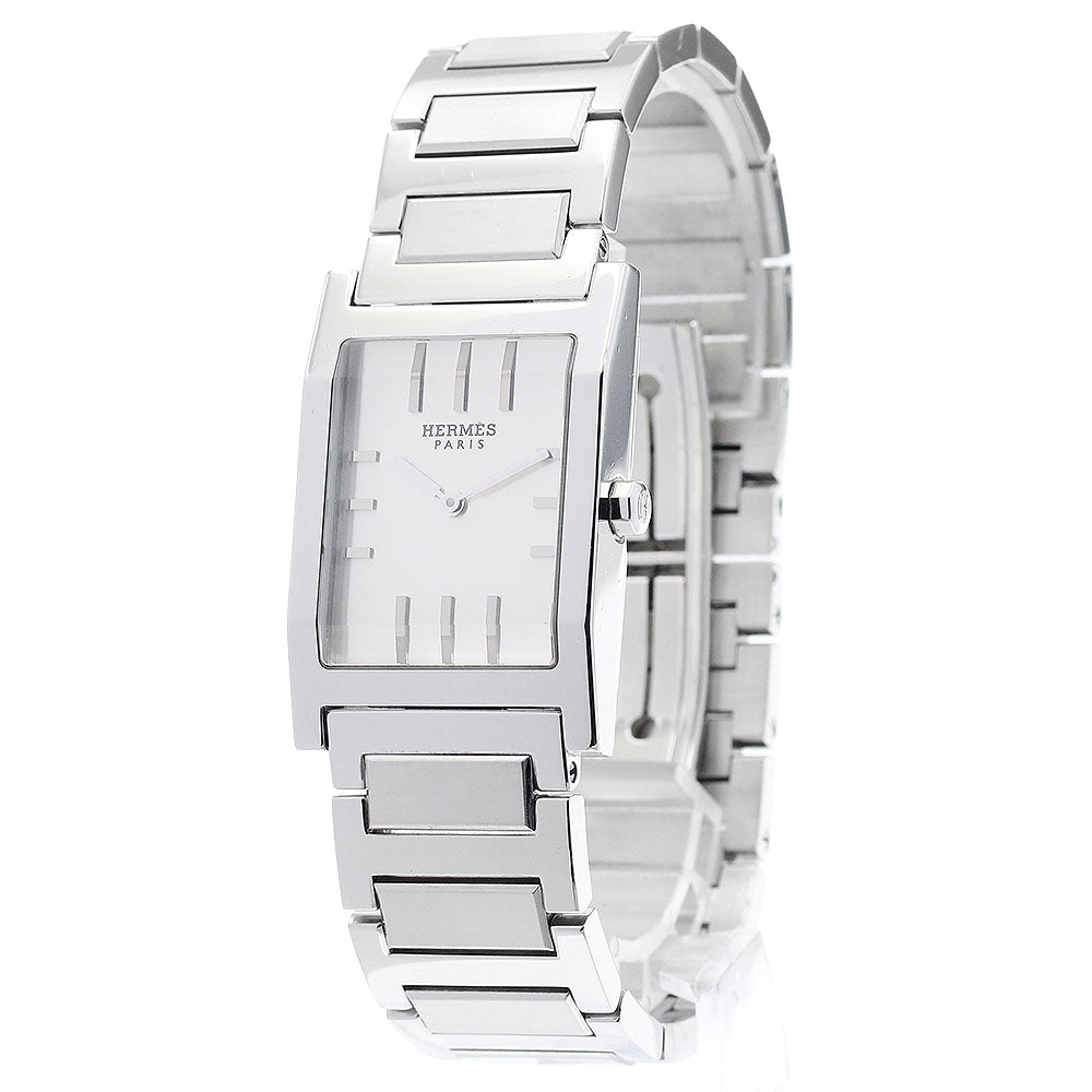 HERMES tandem TA1.710 Silver Dial Quartz Men's Watch_890366