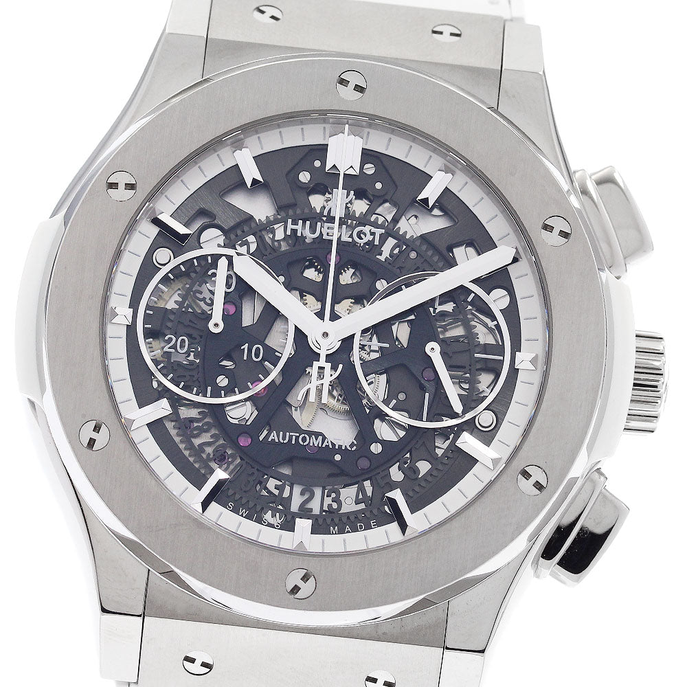 HUBLOT Aerofusion 525.NE.0127.LR Chronograph skeleton Dial Automatic Men's Watch_890369