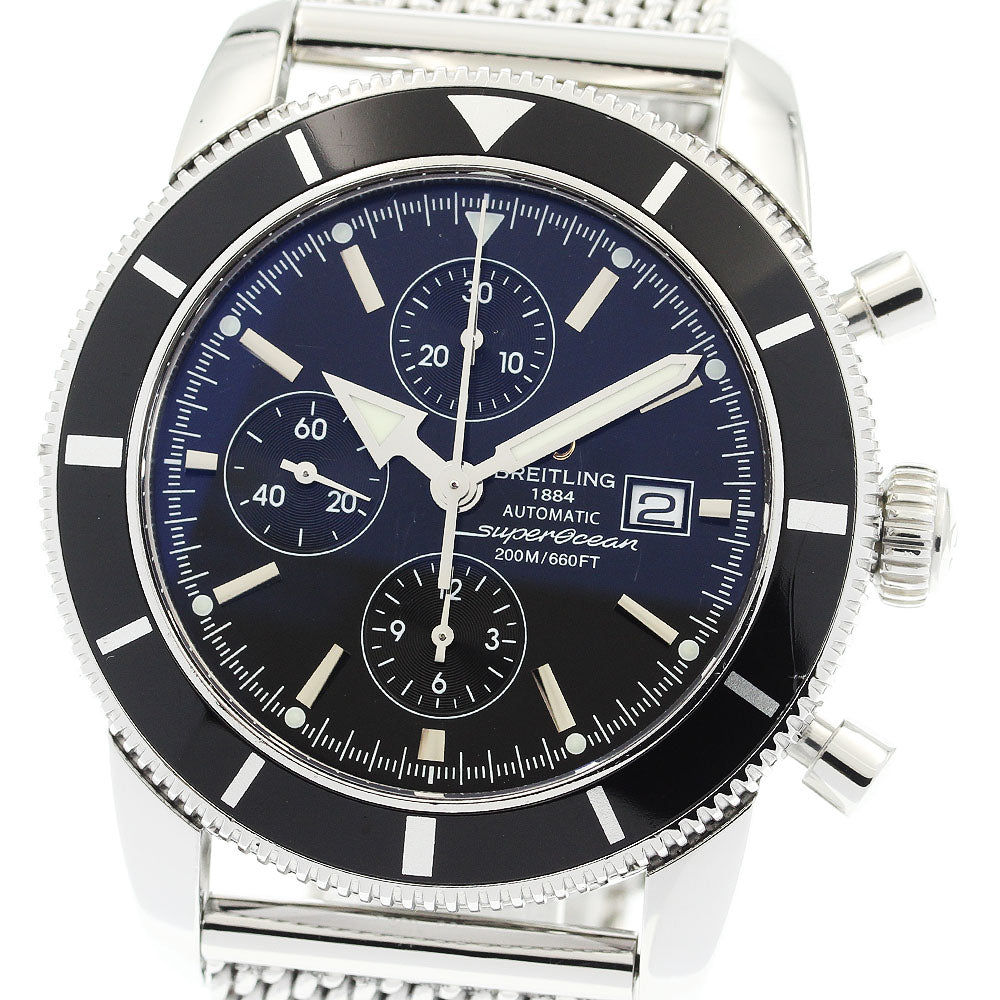 BREITLING Superocean Heritage A13320 Chronograph black Dial AT Men's_890374