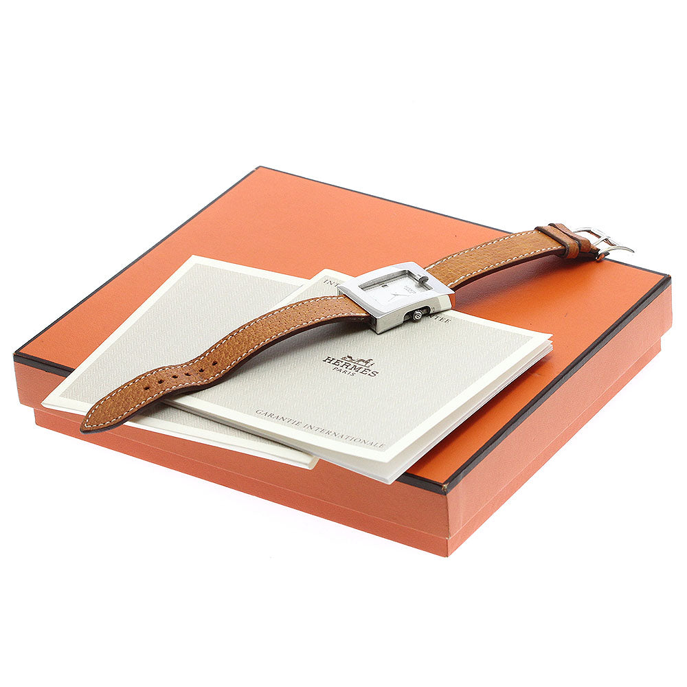 HERMES Belt watch BE1.210 white Dial Quartz Ladies Watch_890396