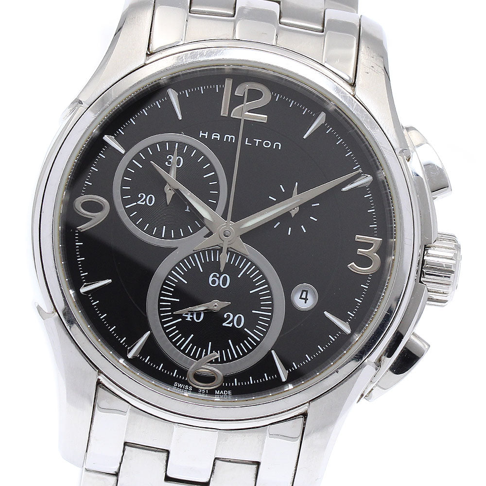 HAMILTON Jazz master H326120 Chronograph black Dial Quartz Men's Watch_890425