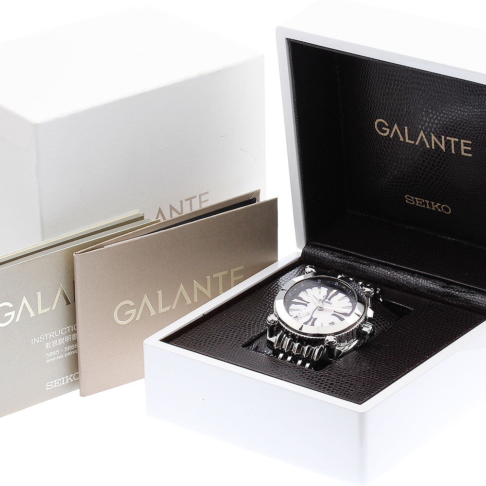 SEIKO Galante SBLA053/5R66-0AN0 GMT power reserve Spring drive Men's_890427