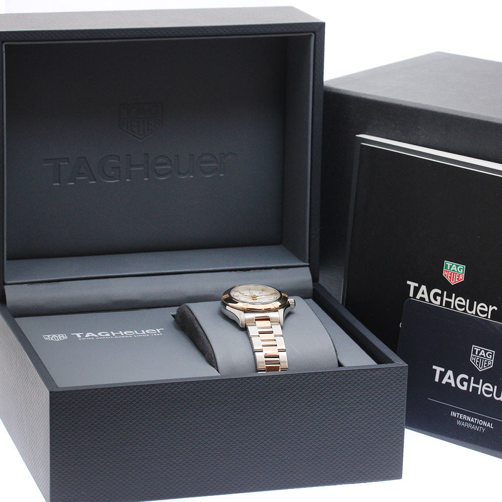 TAG HEUER Aqua racer WAP1450 Date Silver Dial Quartz Ladies Watch_890429