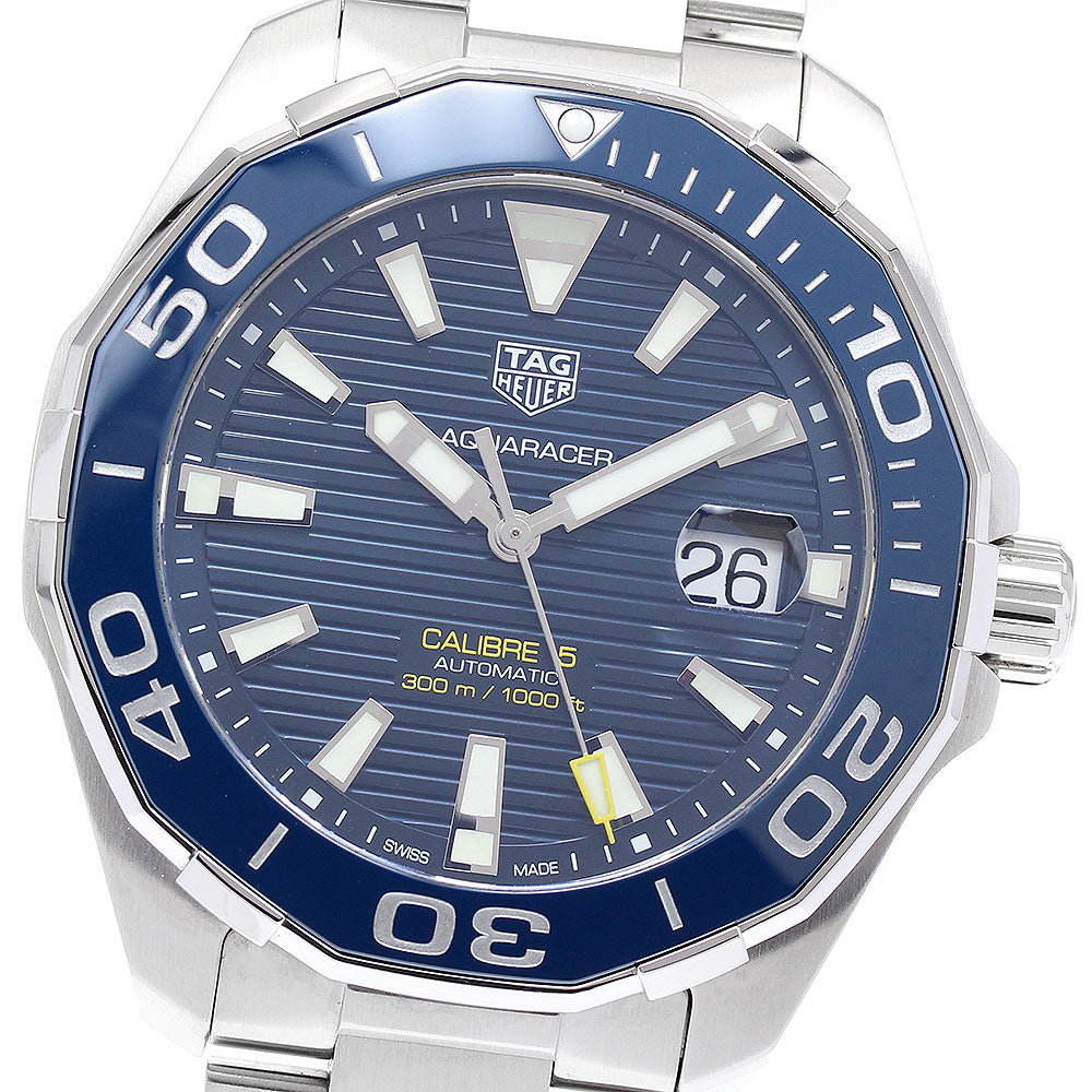TAG HEUER Aqua Racer Caliber 5 WAY201B Navy Dial Automatic Men's Watch_890437