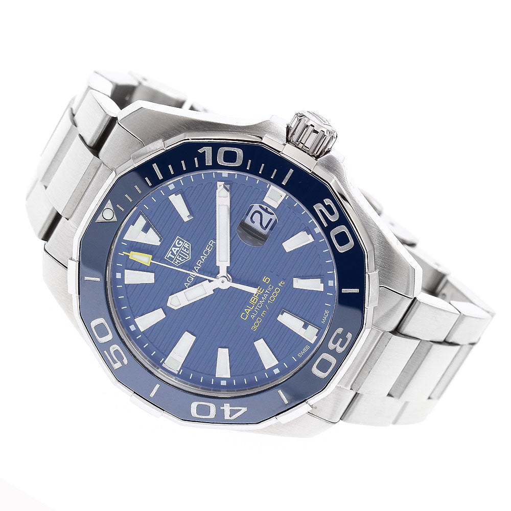 TAG HEUER Aqua Racer Caliber 5 WAY201B Navy Dial Automatic Men's Watch_890437
