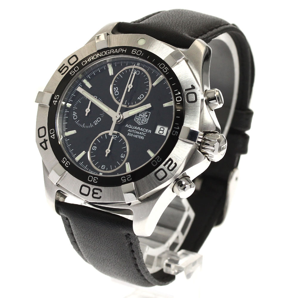 TAG HEUER Aqua racer CAF2110 Chronograph black Dial Automatic Men's Watch_890448