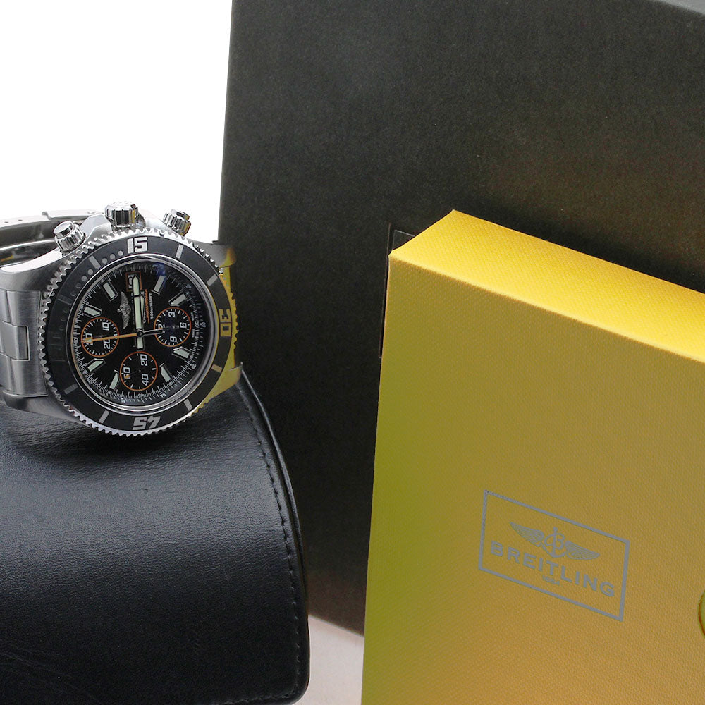 BREITLING Super Ocean A13341 Chronograph black Dial Automatic Men's Watch_890449