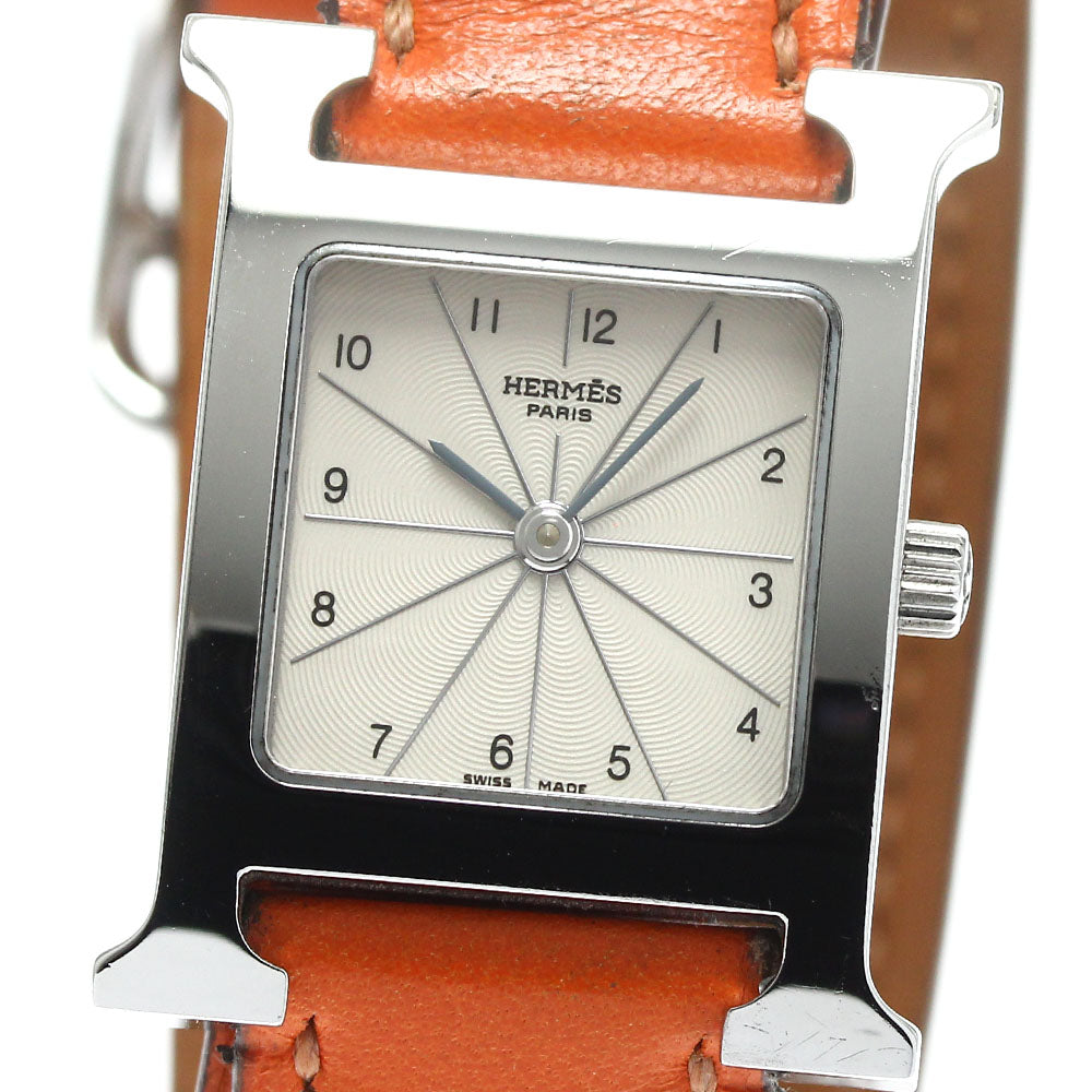 HERMES H watch HH1.210 Double Tour Silver Dial Quartz Ladies Watch_890450