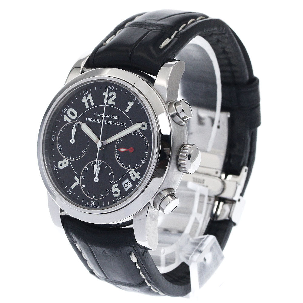 GIRARD PERREGAUX Classic sports 8021 Chronograph Date black Dial Automatic Men's Watch_890452
