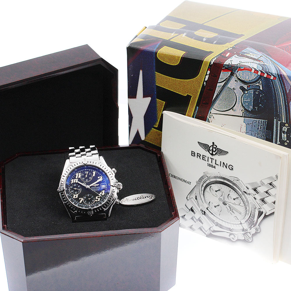 BREITLING Chronomat A13050.1 Chronograph black Dial Automatic Men's Watch_890454