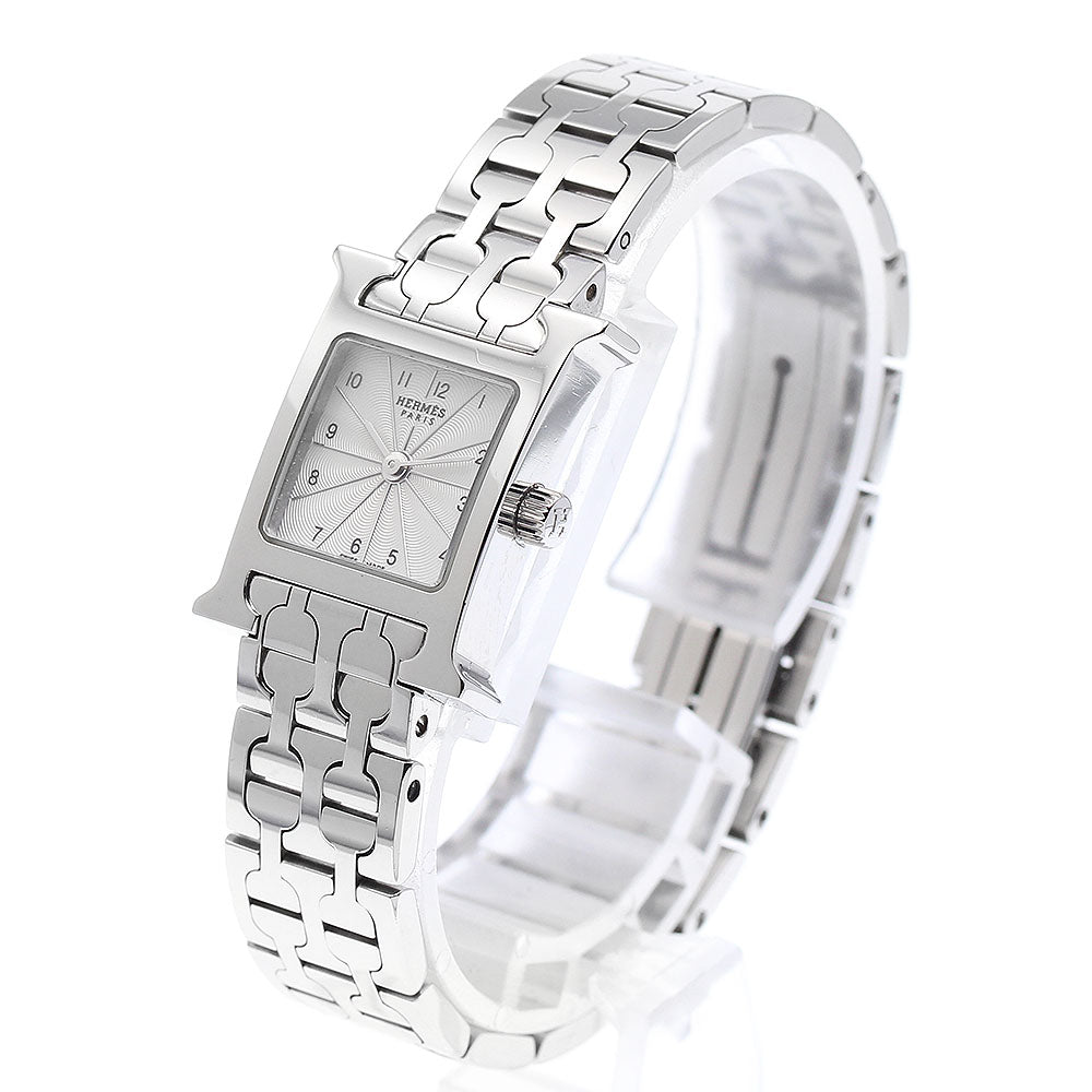 HERMES H watch mini HH1.110 Silver Dial Quartz Ladies Watch_890456