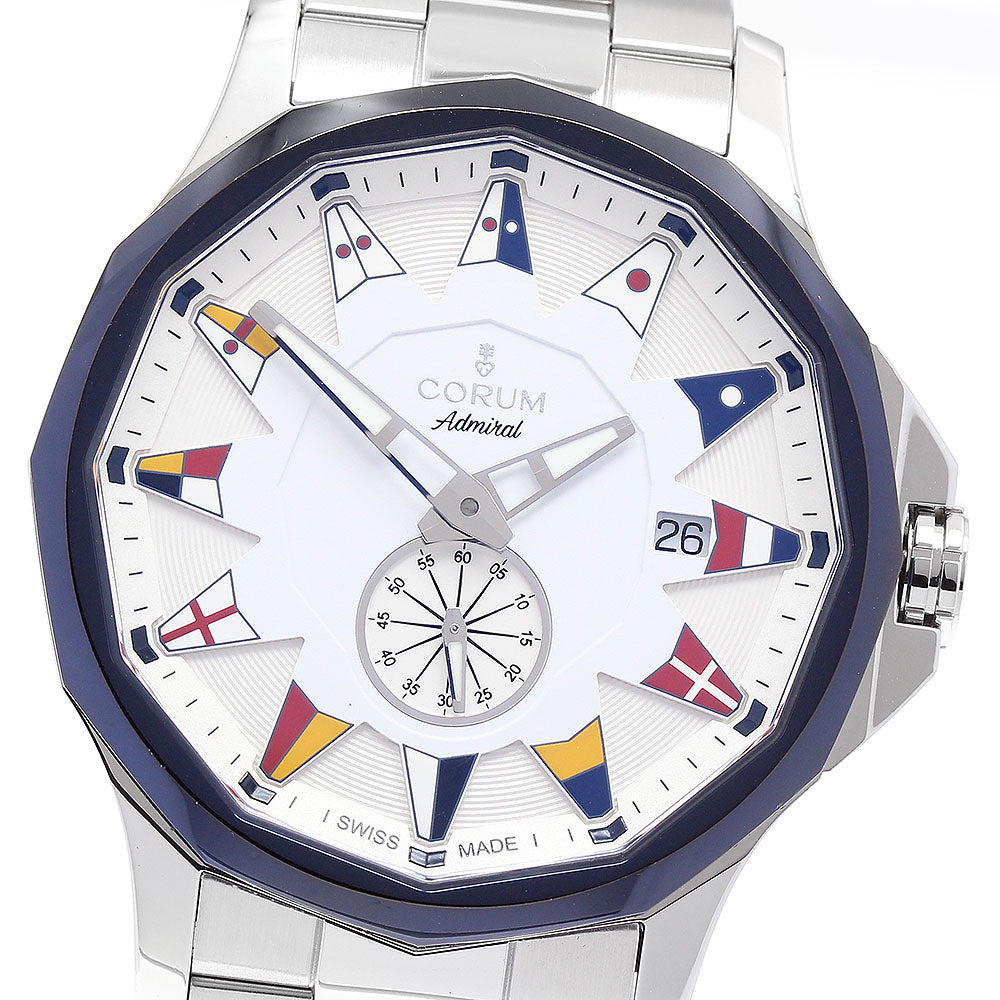 CORUM Admiral Legend 42 01.0090 Small seconds white Dial Automatic Men's_890458
