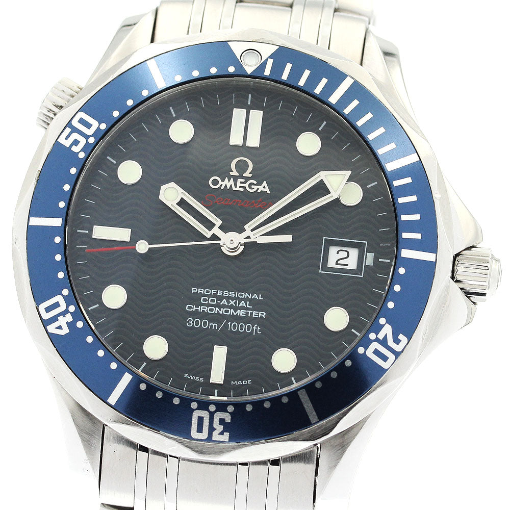 OMEGA Seamaster300 2220.80 Coaxial Navy Dial Automatic Men's Watch_890469