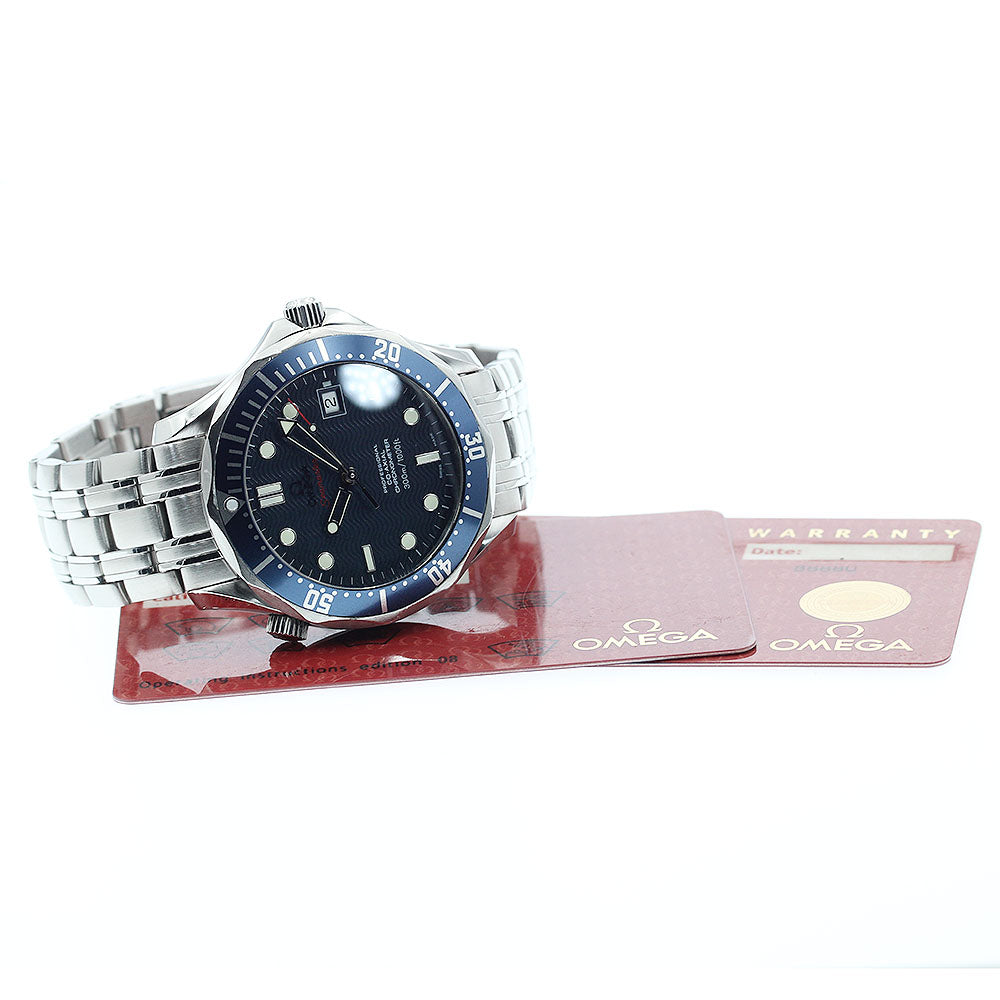 OMEGA Seamaster300 2220.80 Coaxial Navy Dial Automatic Men's Watch_890469