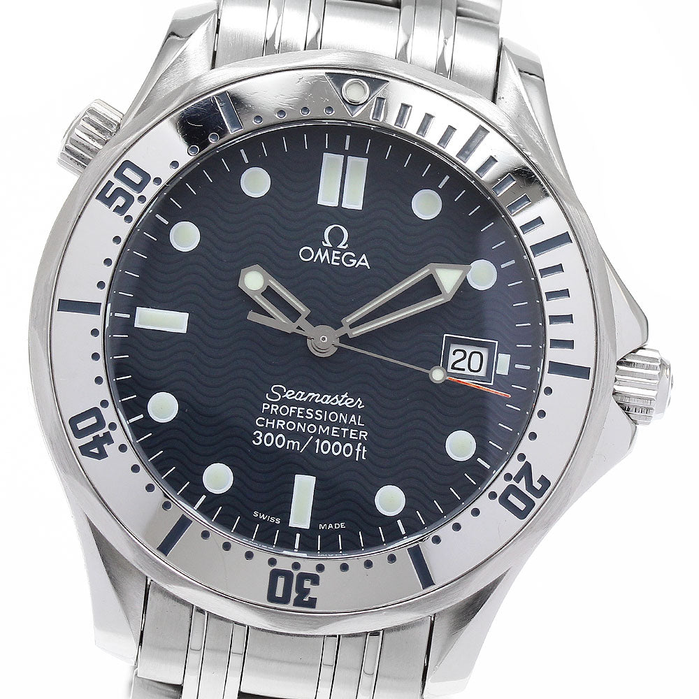 OMEGA Seamaster300 2532.80 Date Navy Dial Automatic Men's Watch_890478