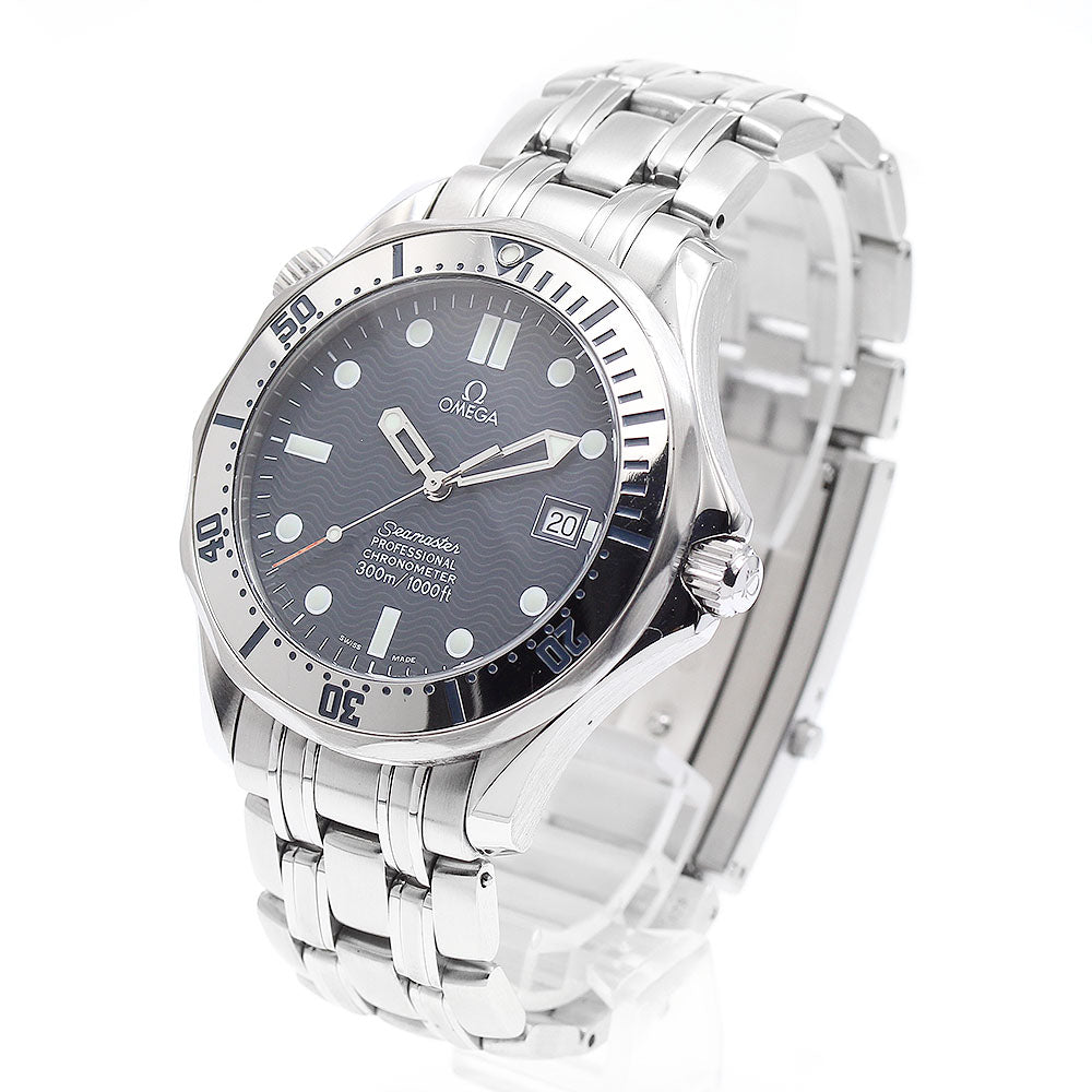 OMEGA Seamaster300 2532.80 Date Navy Dial Automatic Men's Watch_890478