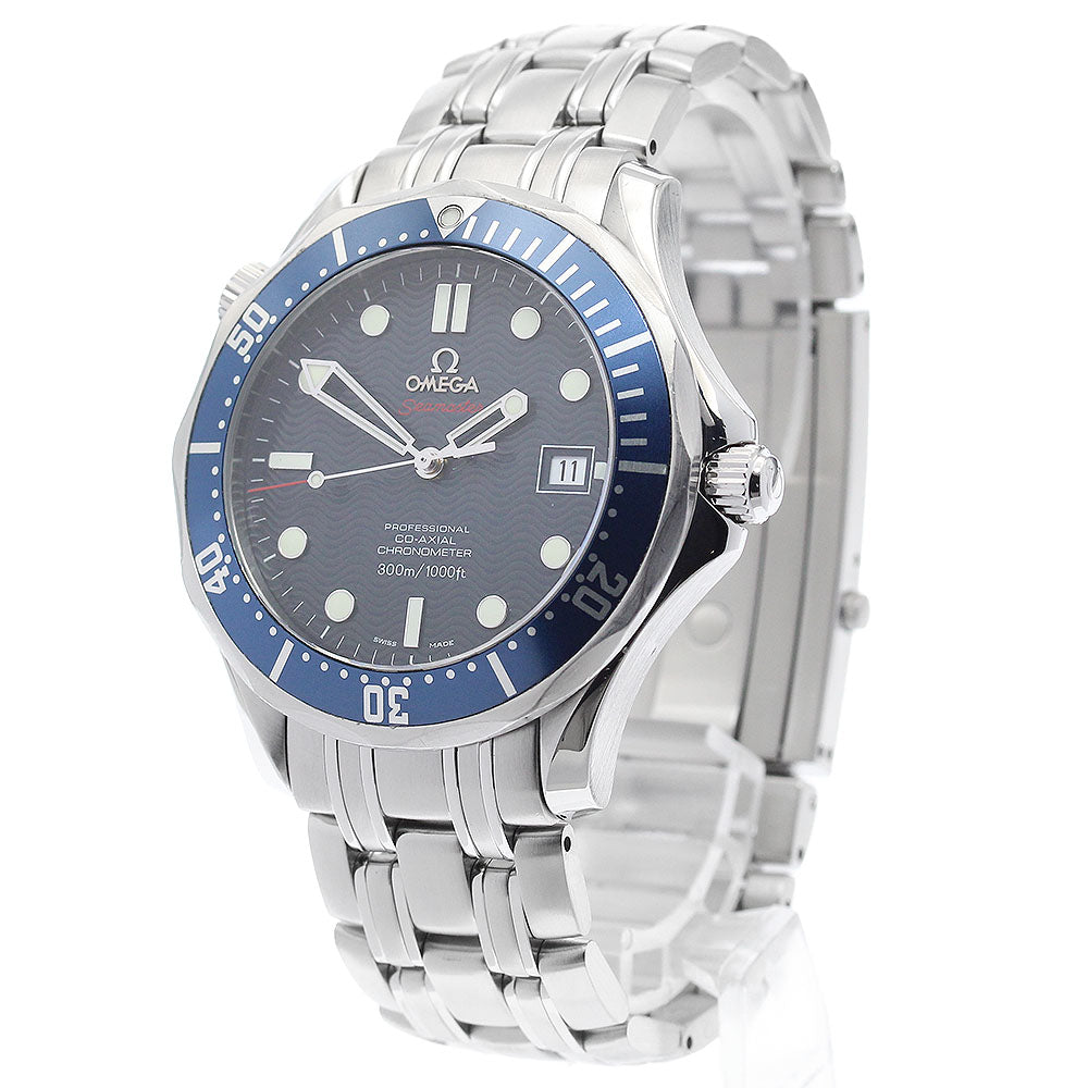 OMEGA Seamaster300 2220.80 Co-Axial Date Navy Dial Automatic Men's Watch_890481