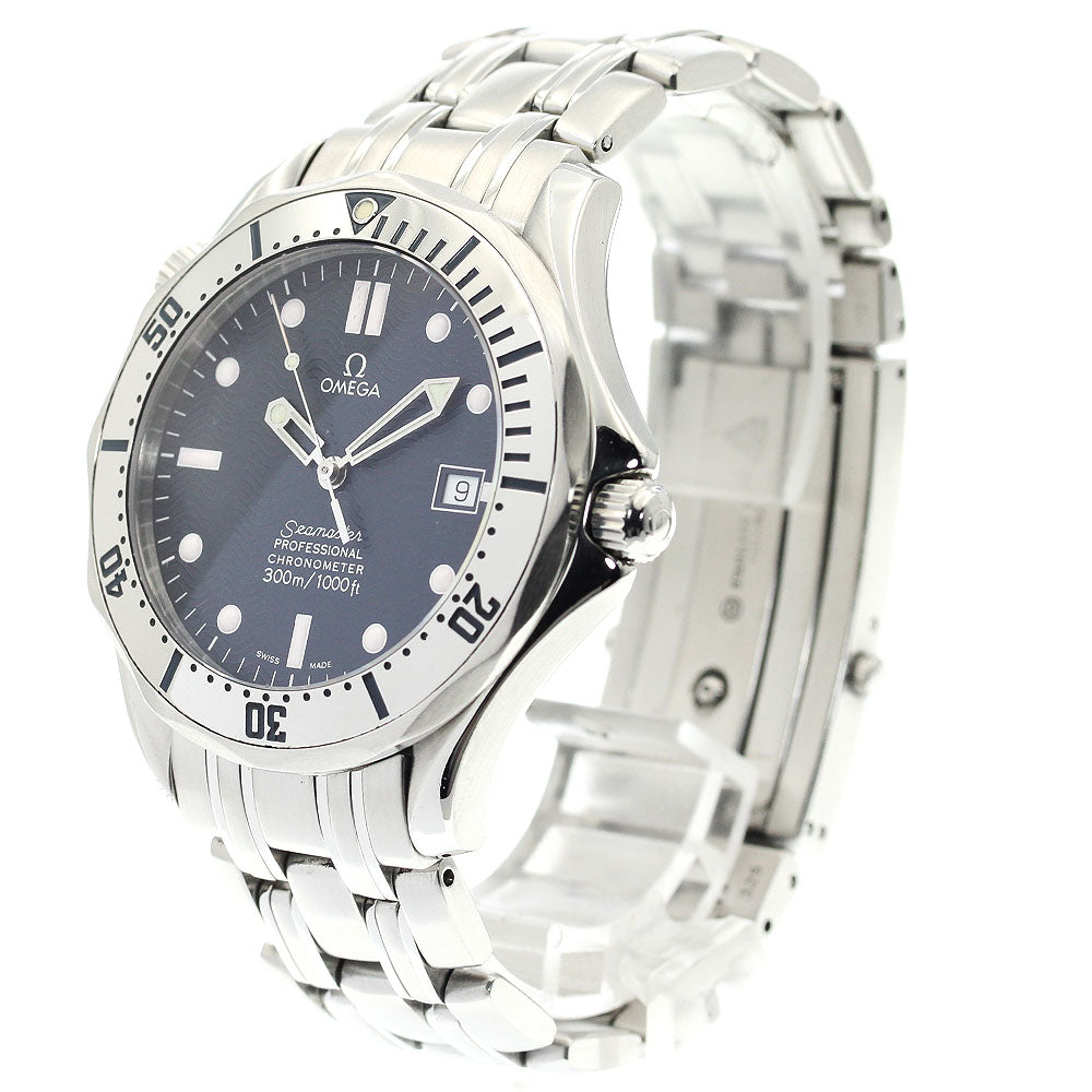 OMEGA Seamaster300 2532.80 Date Navy Dial Automatic Men's Watch_890485