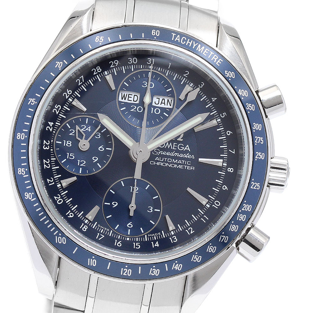 OMEGA Speedmaster 3222.80 Triple calendar Navy Dial Automatic Men's Watch_890489