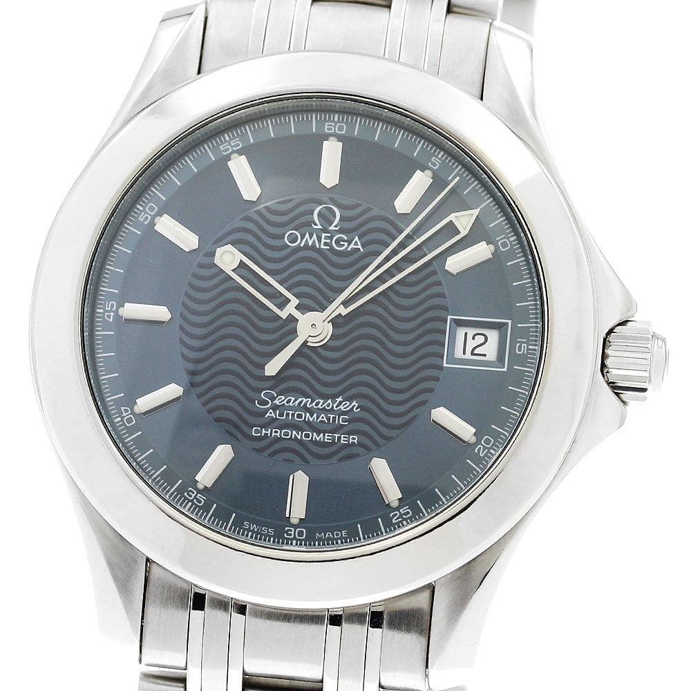 OMEGA Seamaster120 2501.81 Date Navy Dial Automatic Men's Watch_890514