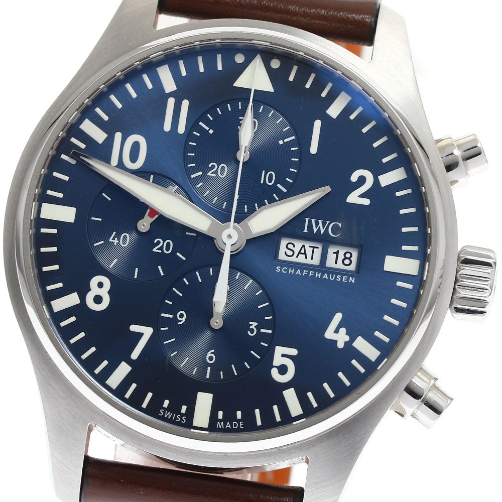 IWC SCHAFFHAUSEN Pilot's Watch Petite Prince IW377714 Automatic Men's _890530