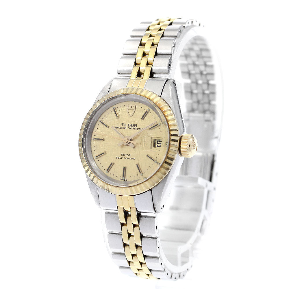 TUDOR Princess Oyster Date 92413 YG bezel cal.2671 Automatic Ladies Watch_890561