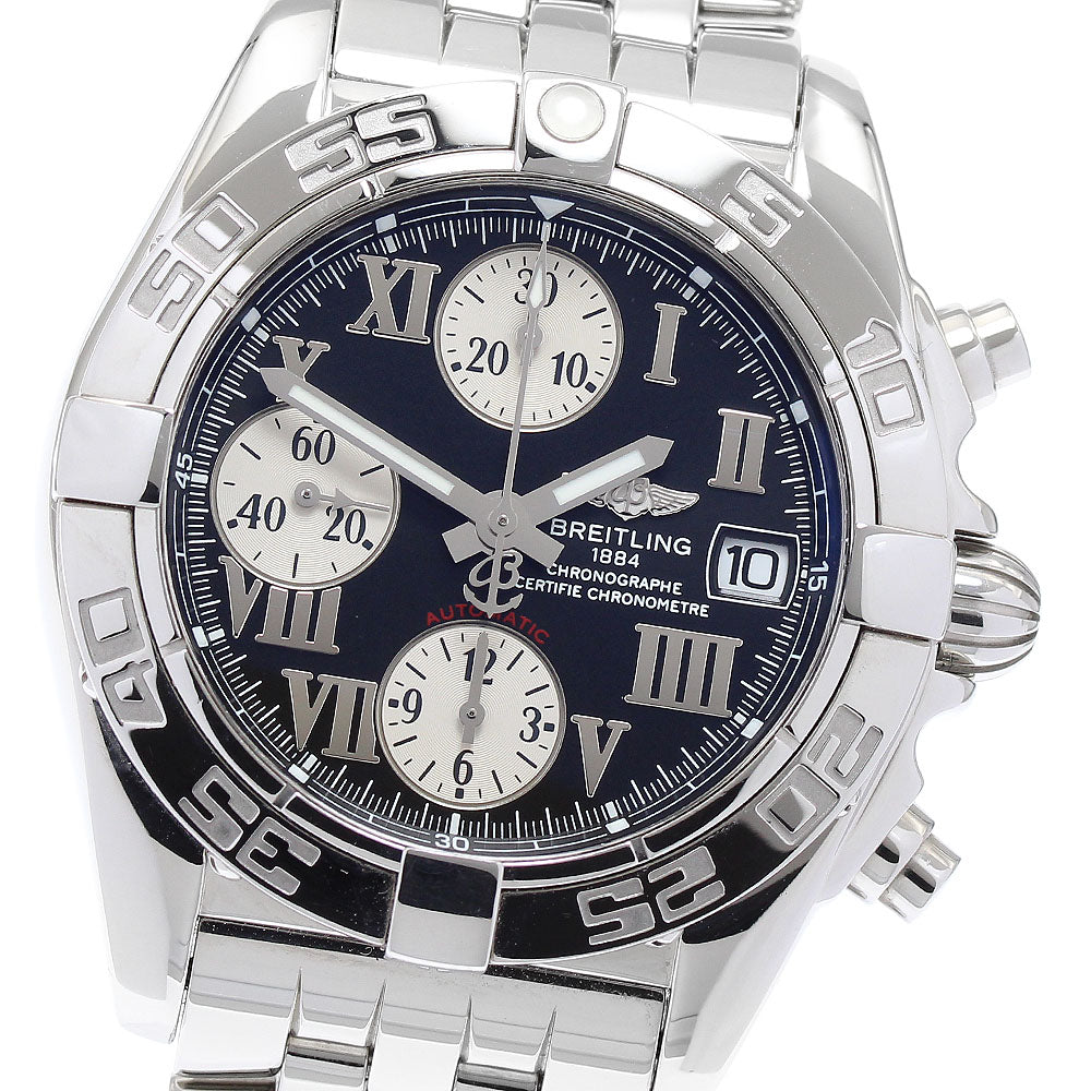BREITLING Chrono cockpit A13358 black Dial Automatic Men's Watch_890568
