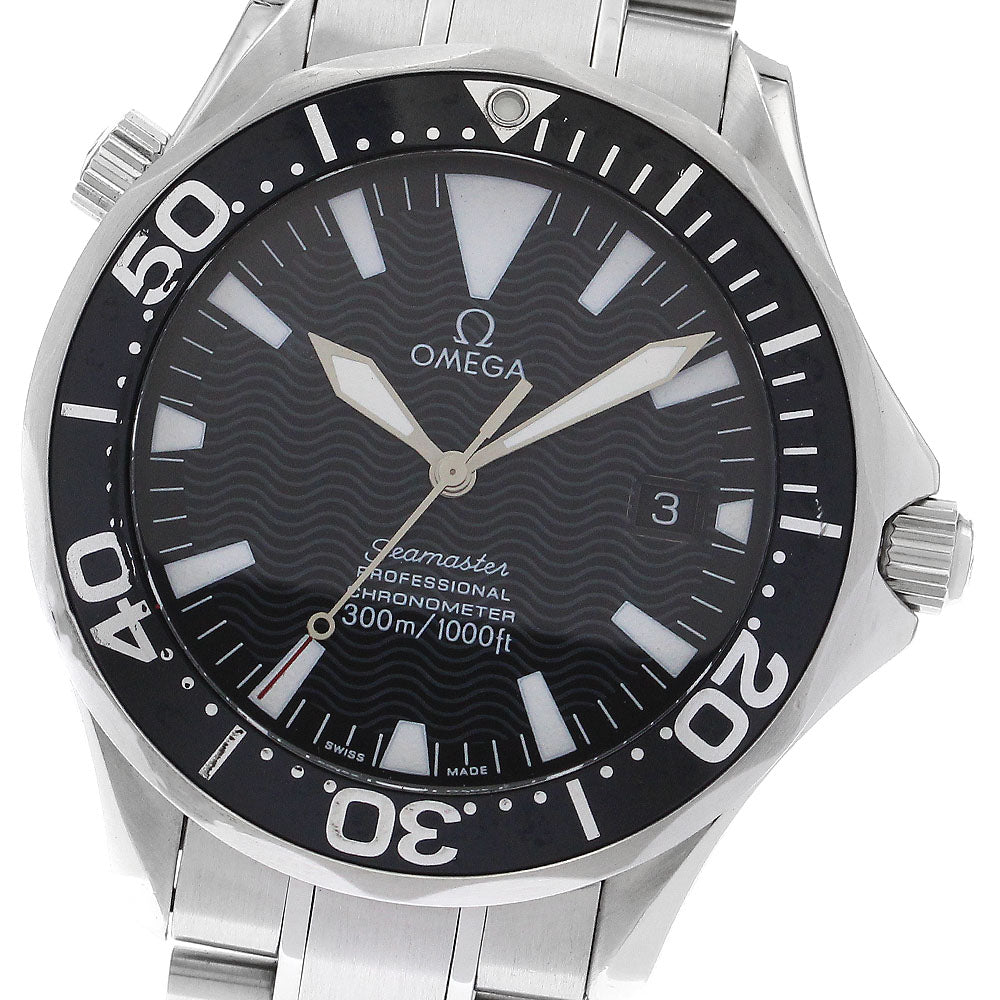 OMEGA Seamaster300 2254.50 Date black Dial Automatic Men's Watch_890578