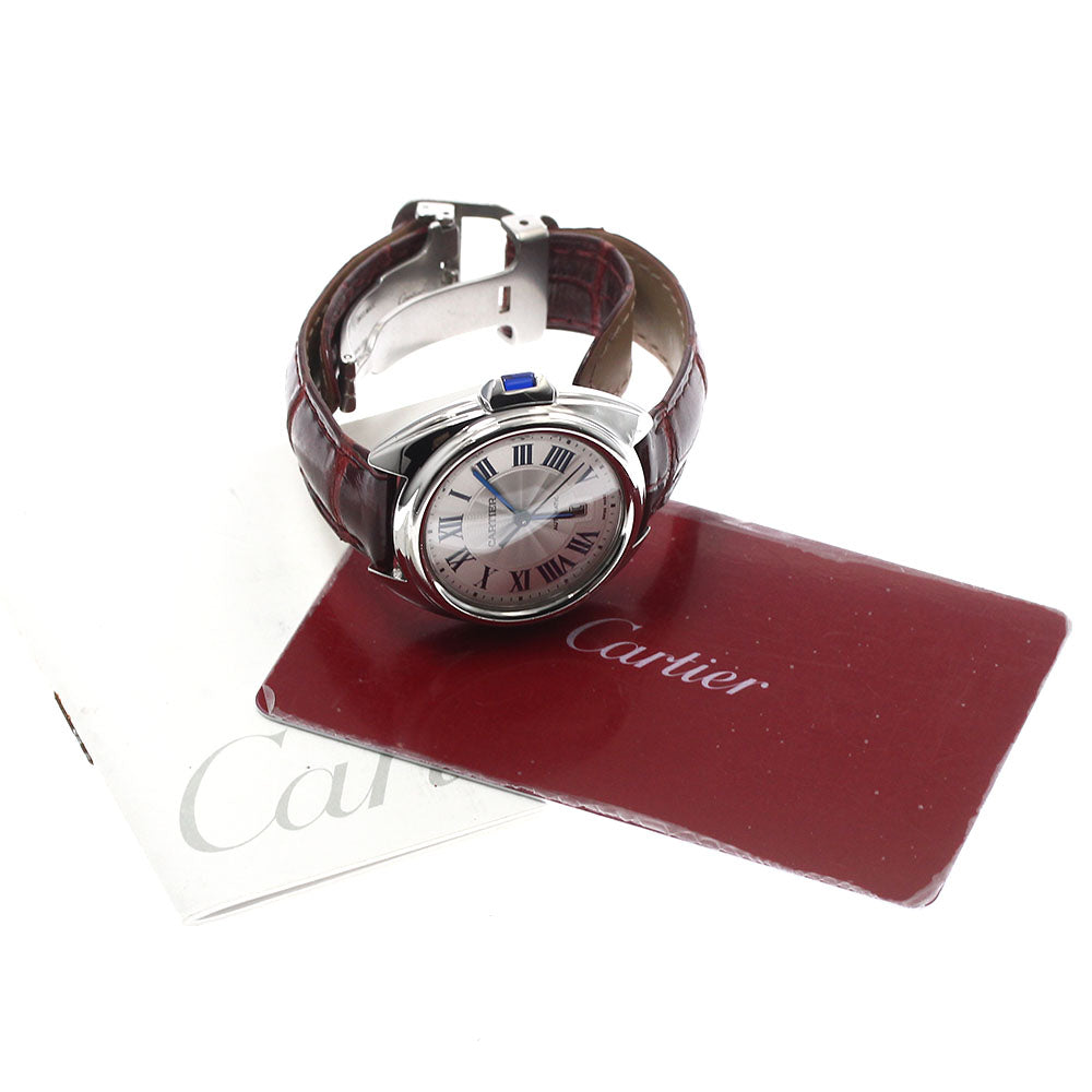 CARTIER Cres de Cartier WSCL0016 Date Silver Dial Automatic Ladies Watch_890582