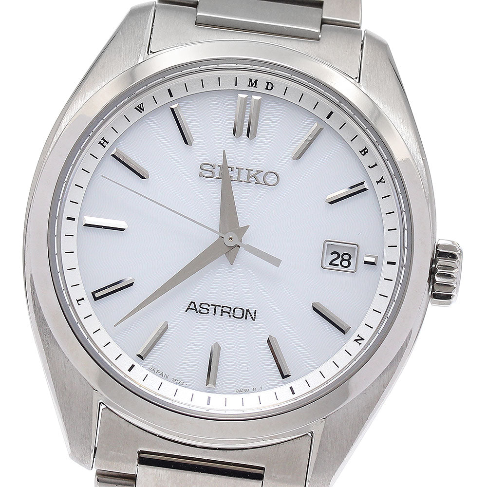 SEIKO Astron SBXY029/7B72-0AD0 Date Solar Powered Radio Men's Watch_890598