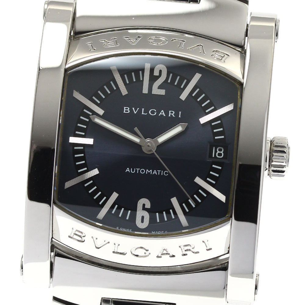 BVLGARI Assioma AA44S Date Navy Dial Automatic Men's Watch_890610