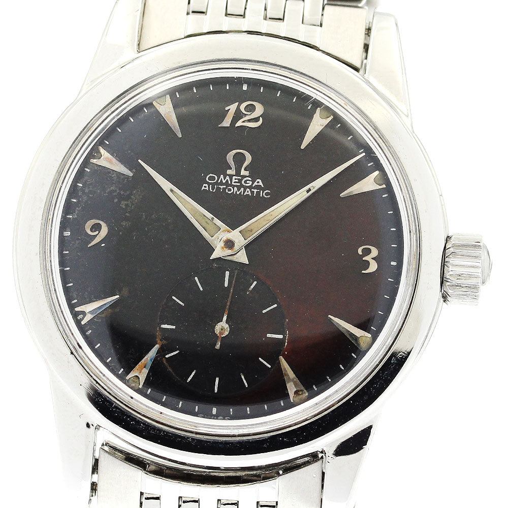 OMEGA 2576-12 Half Rotor Cal.342 Redundancy Dial black Dial Automatic Men's Watch_890623