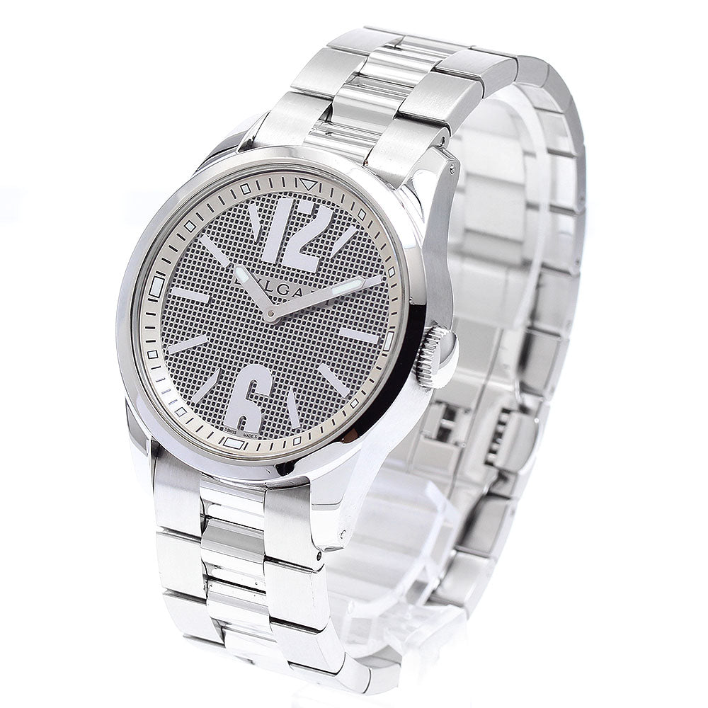 BVLGARI Solo tempo ST37S Black Dial Quartz Men's Watch_890626