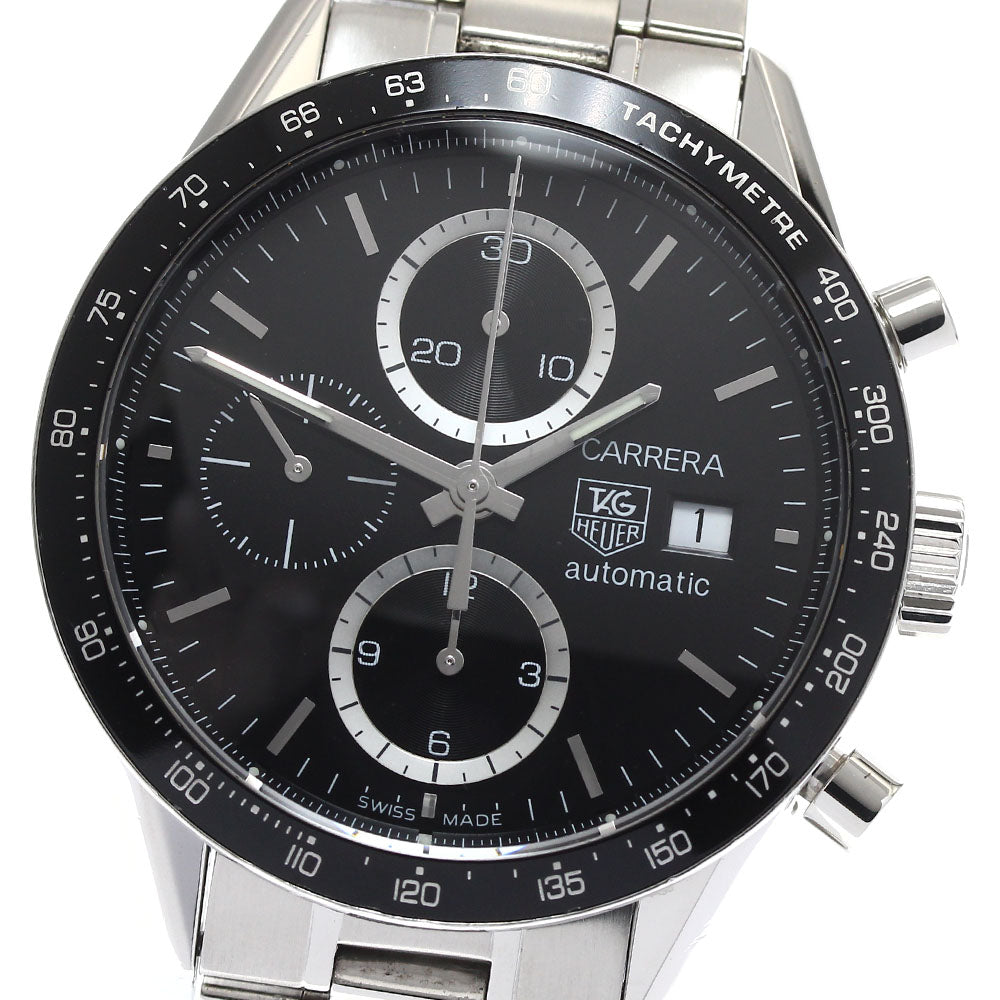 TAG HEUER Carrera CV2010-3 Chronograph black Dial Automatic Men's Watch_890663
