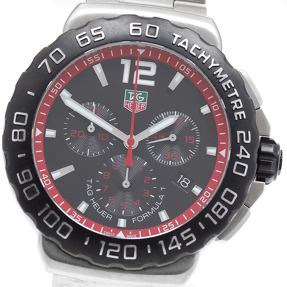 TAG HEUER Formula 1 CAU1116 Chronograph Black Dial Quartz Men's Watch_890664