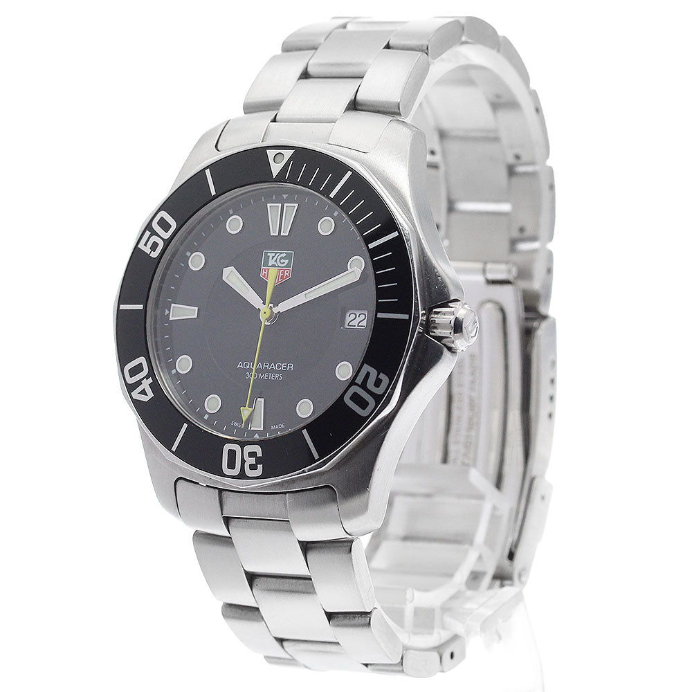 TAG HEUER Aqua racer WAB1110 Date black Dial Quartz Men's Watch_890674