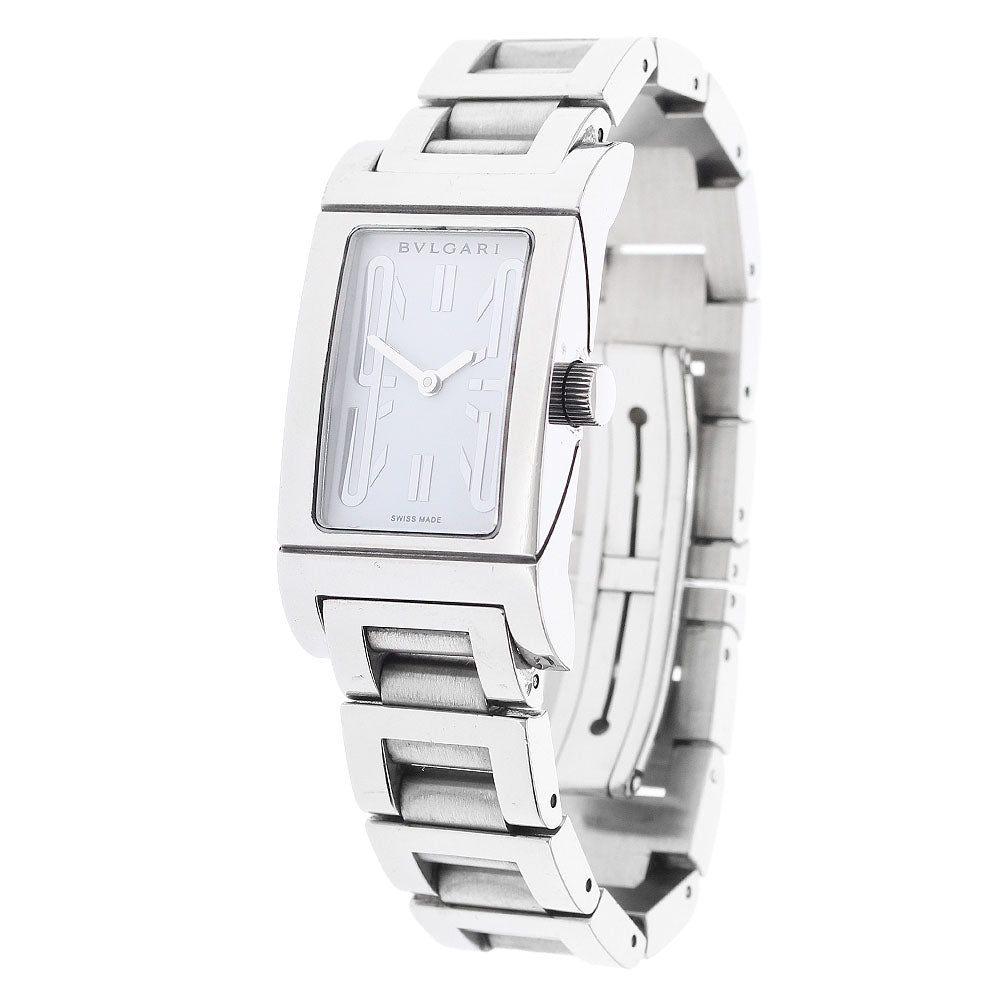 BVLGARI Rettangolo RT39S Silver Dial Quartz Ladies Watch_890680