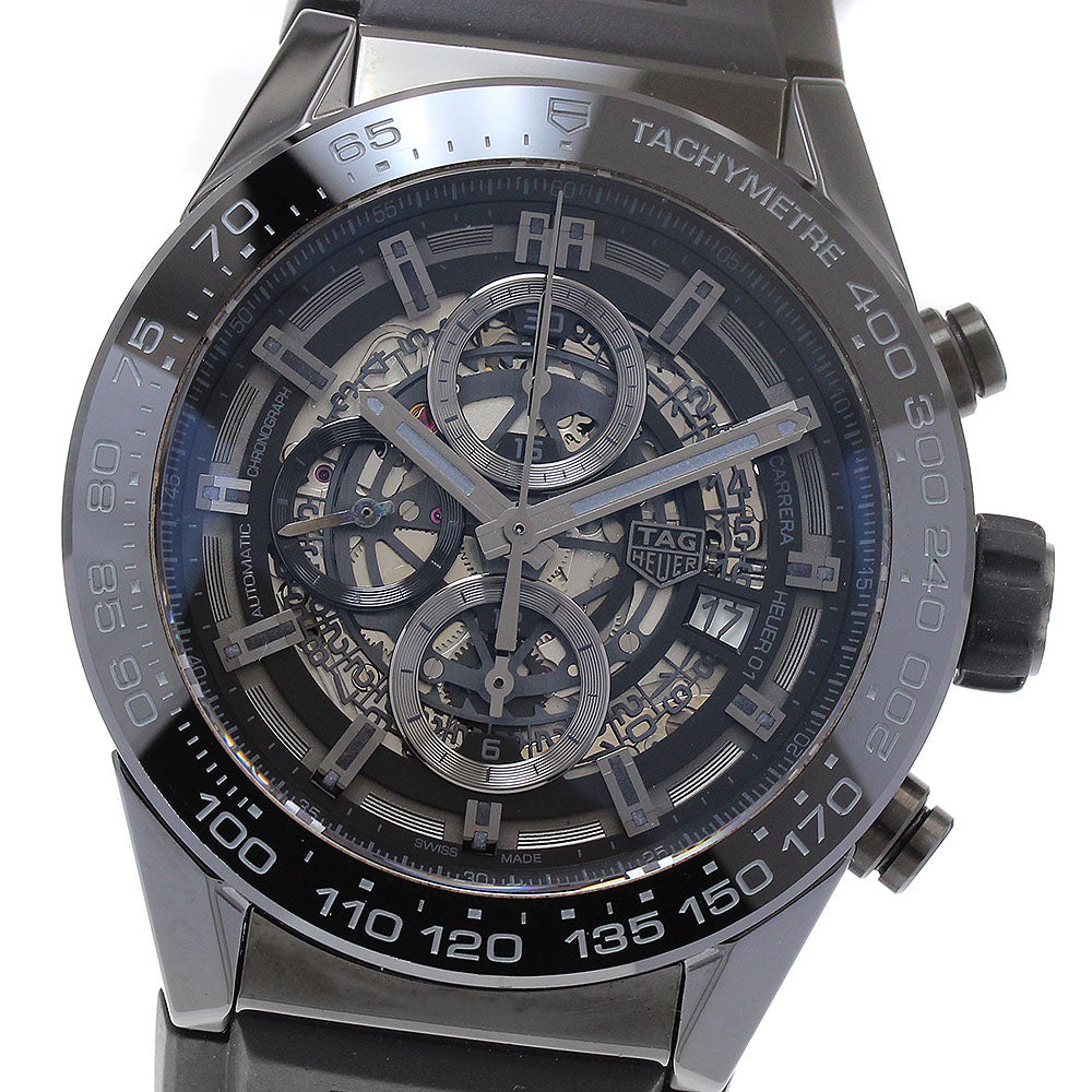TAG HEUER Carrera CAR2A90 Caliber Heuer 01 Chronograph skeleton AT Men's_890687