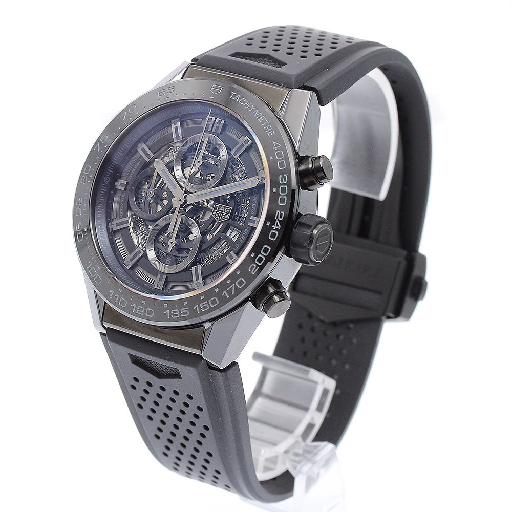 TAG HEUER Carrera CAR2A90 Caliber Heuer 01 Chronograph skeleton AT Men's_890687