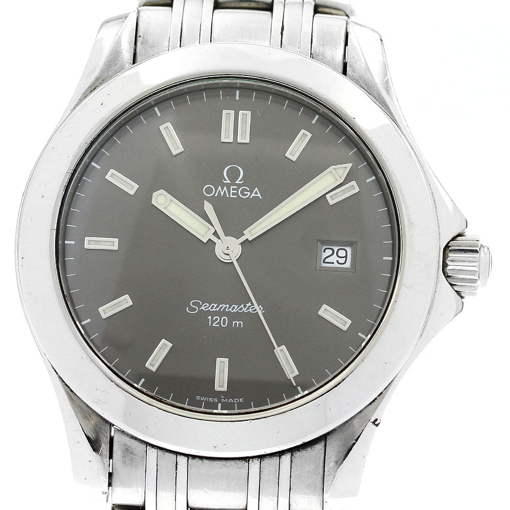 OMEGA Seamaster120 2511.43 Date gray Dial Quartz Men's Watch_890694