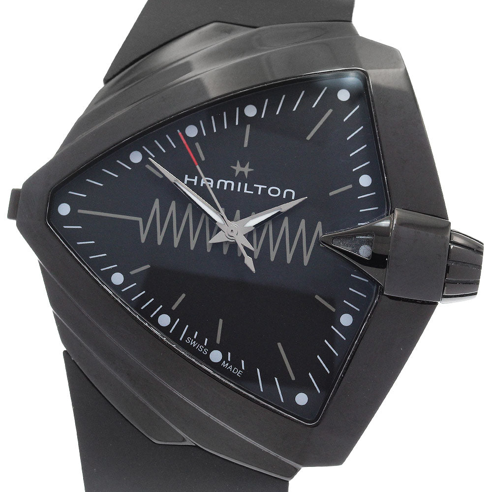 HAMILTON Ventura H246040 black Dial Quartz Men's Watch_890728