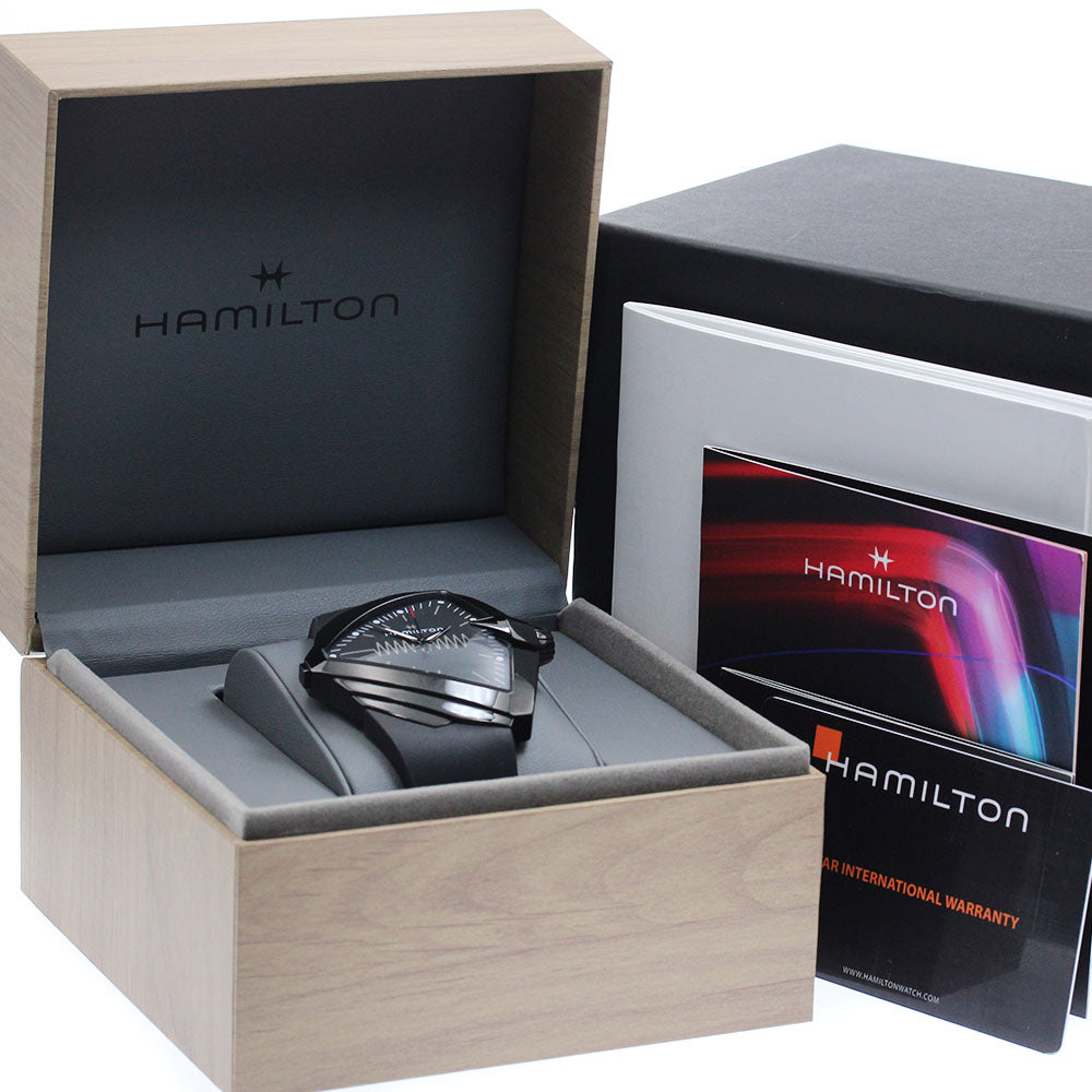 HAMILTON Ventura H246040 black Dial Quartz Men's Watch_890728