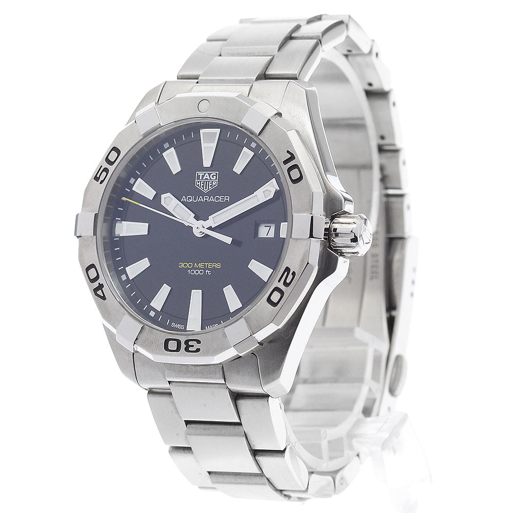 TAG HEUER Aqua racer WBD1110 Date black Dial Quartz Men's Watch_890736