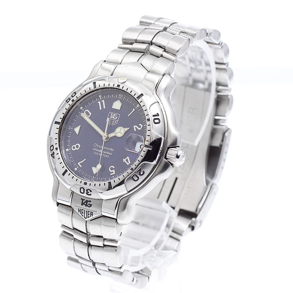 TAG HEUER 6000 series WH5113-K1 Date Navy Dial Automatic Men's Watch_890738
