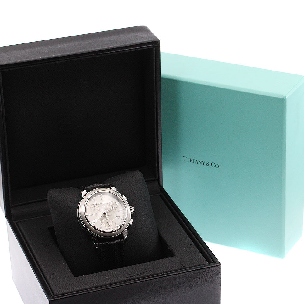 TIFFANY&Co. Mark round Chronograph Silver Dial Quartz Men's Watch_890744