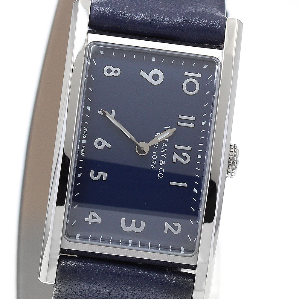 TIFFANY&Co. East West Mini 34677344 Navy Dial Quartz Ladies Watch_890750