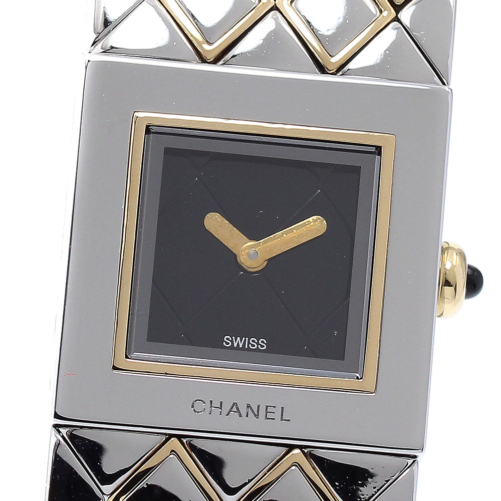 CHANEL Matrasse H0475 black Dial Quartz Ladies Watch_890751