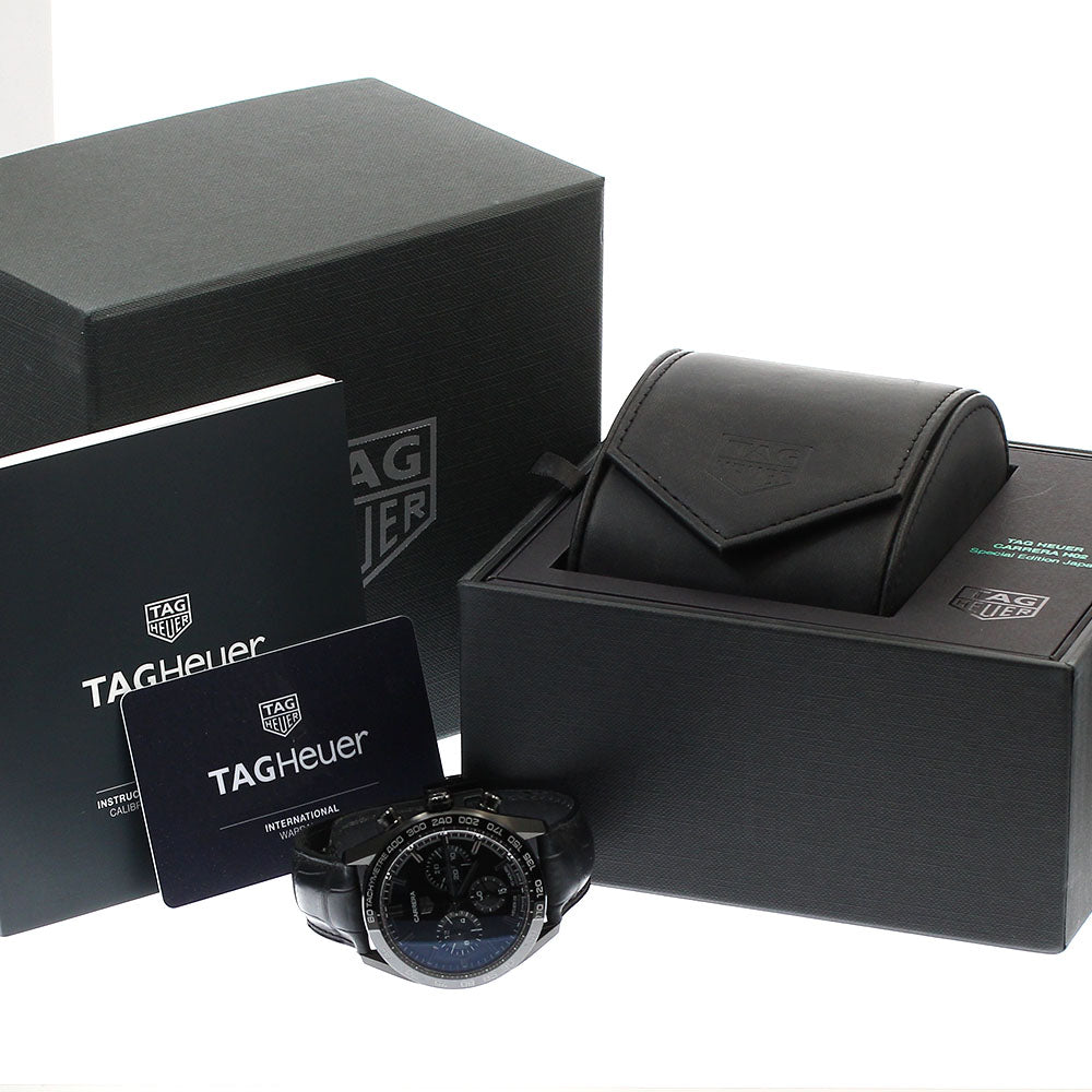 TAG HEUER Carrera Caliber Heuer 02 Japan Black Edition CBN2A1G Limited to 300 black Dial Automatic Men's Watch_890770