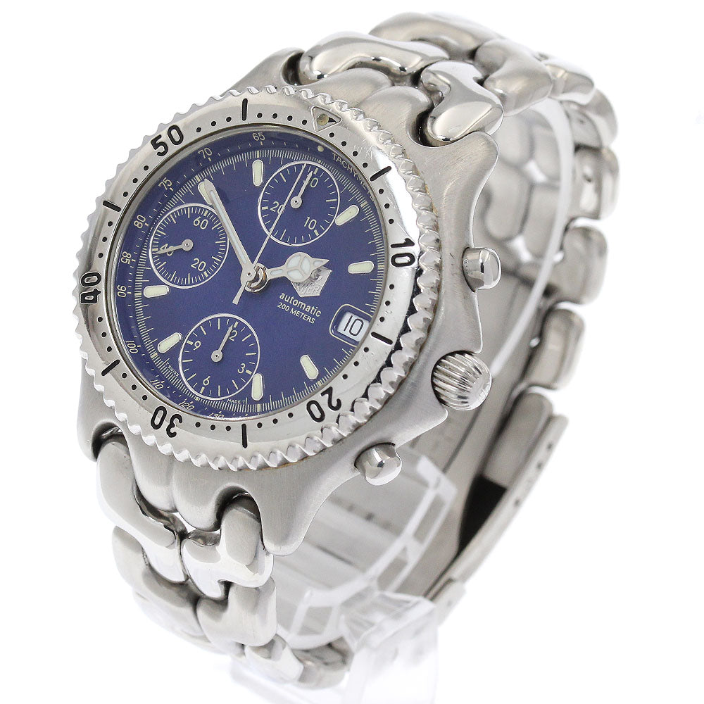 TAG HEUER S/el CG2111-R0 Chronograph Date Navy Dial Automatic Men's Watch_890789