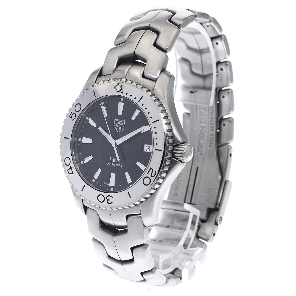 TAG HEUER Link WJ1110-0 Date black Dial Quartz Men's Watch_890795